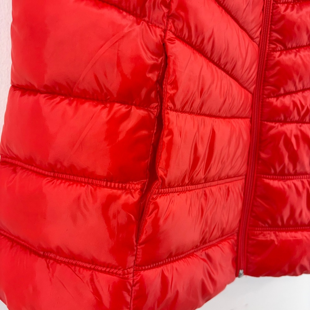 Esmara Womens Red Orange Quilted Puffer Vest M 8/10 - Picture 2 of 8